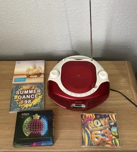 PHILIPS Portable CD Player FM Radio Aux AZ105R/05 tested & working - Picture 1 of 10