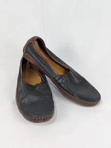 Cole Haan Bragano Mens Driving Loafer Size 10 Soft Leather Shoes Black Brown - Picture 1 of 13