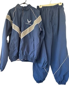 US Air Force Jacke und Hose, gefüttert Physical Training Windbreaker Gr. L lang - Bild 1 von 9
