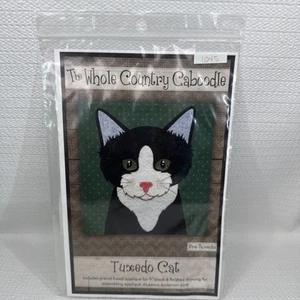 Smoking Katze gestanzt Applikation Quilt Blockmuster Ganzes Land Caboodle - Bild 1 von 2