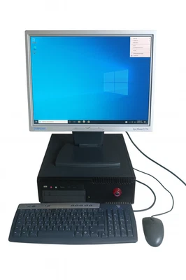 COMPUTER COMPLETO, Monitor, Intel® Quad-Core J1900, SSD 128 GB, 8 GB RAM, WIN 10 - Immagine 1 di 4