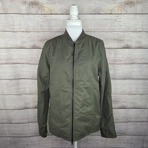 Men's Rag and Bone Pilot Utility Bomber Jacket Medium Olive Green Lightweight - Picture 1 of 8