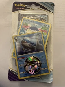 Pokemon CHILLING REIGN singolo booster checklane blister/Wailord & Wailmer - Foto 1 di 2