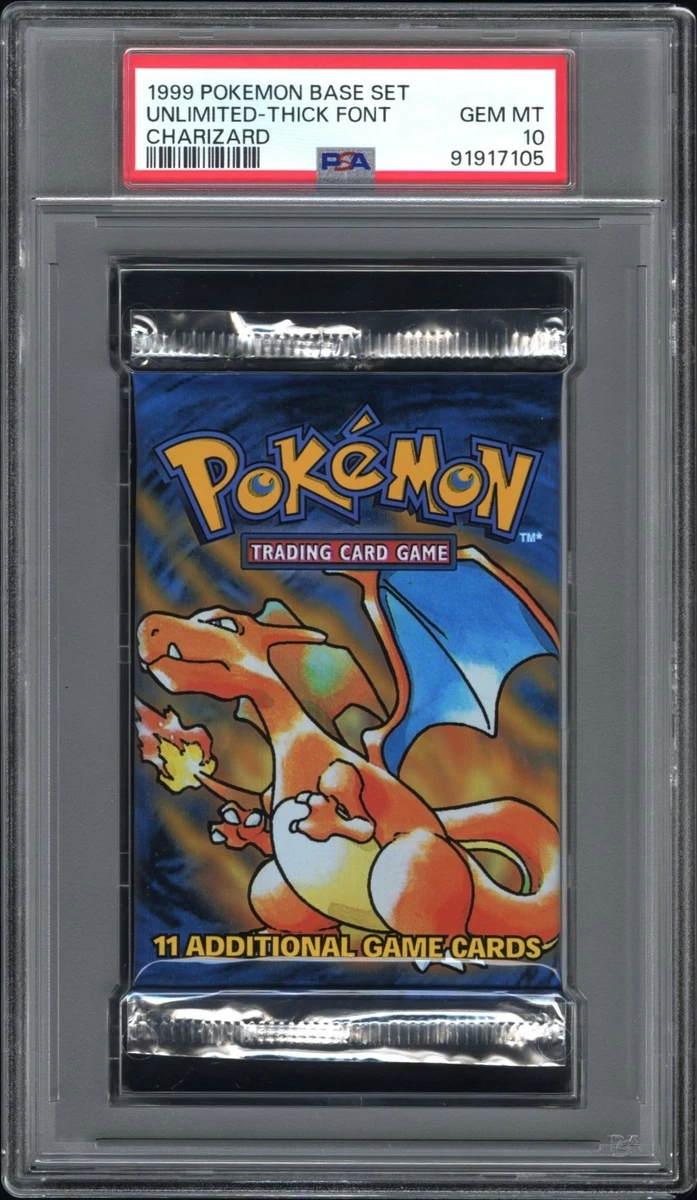 ポケモンカード base set 未開封パック リザードン 1ed 1999 ポケモン