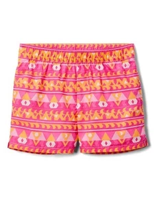 Columbia Girls Washed Out Printed Shorts Youth Large 100% Cotton NWT Summer - Picture 1 of 5
