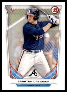 2014 1st Bowman Draft Picks & Prospects Braxton Davidson #DP28