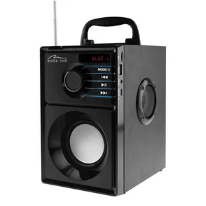 Kabelloser Lautsprecher Boombox Fernbedienung Bluetooth 5.1 Radio AUX 15W - Bild 1 von 9