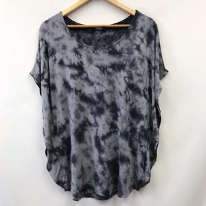 Threads Sans Fifth Avenue Womens Size Medium Top Gray Black - Picture 1 of 8