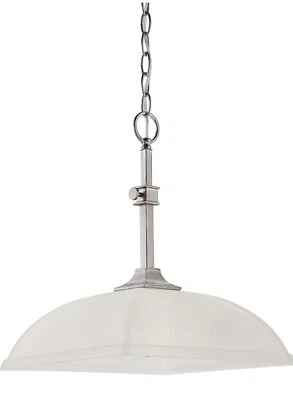 Jeremiah Lighting 36093-BNK Cortland — один легкий кулон, матовая никелевая отделка - Изображение 1 из 4