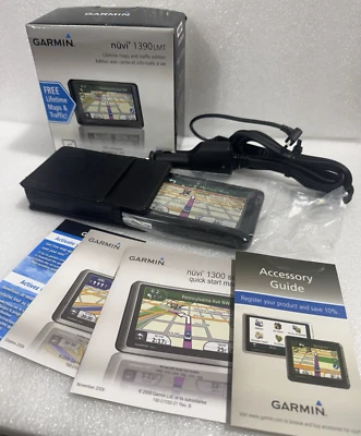 Garmin nüvi 1390LMT Automotive GPS, TESTED- WORKS. - Image 1 of 4