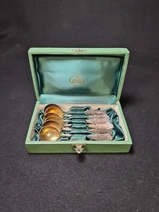 Vintage Russian USSR Silver 875 set of teaspoons. - Picture 1 of 16