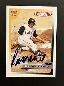 Rob Mackowiak SIGNED AUTOGRAPH 2005 Topps Total Card Pittsburgh Pirates