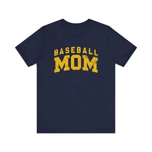 Baseball Mom Tee, Perfect for Game Day, Sports Apparel, Gift for Moms - Picture 1 of 5