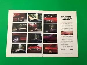 1994 1995 VOLVO 850 TURBO VINTAGE ORIGINAL PRINT AD ADVERTISEMENT PRINTED - Picture 1 of 1