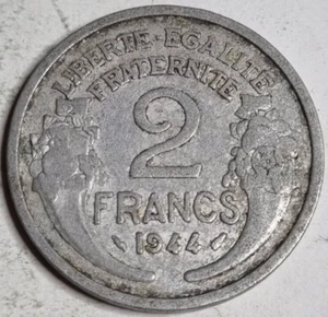 France 1944 2 Francs - Republique Francaise - Picture 1 of 2