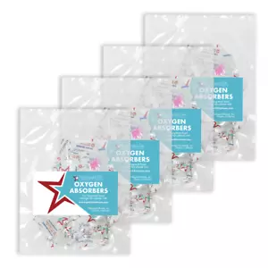 PackFreshUSA 20cc Oxygen Absorber Packs Food-Grade Non-Toxic - 200 Pack - Picture 1 of 6