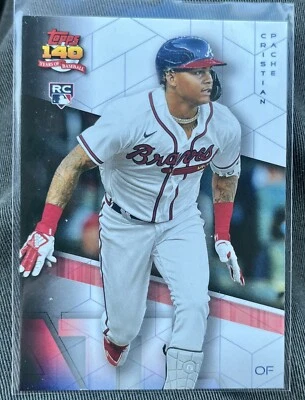 2021 Topps Archives Base #287 Cristian Pache Atlanta Braves RC Rookie Domin   - Image 1 of 2