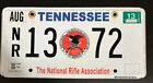 Tennessee 2013 THE NATIONAL RIFLE ASSOCIATION GRAFIK Nummernschild # NR13 72