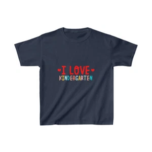 "I Love Kindergarten" Kids Heavy Cotton™ Tee Assorted Sizes XS-XL - Picture 1 of 15
