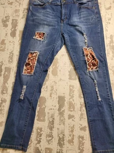 2416 L&B Distressed Football Damen Jeans Größe 18 - Bild 1 von 7