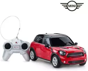 1/24 Mini Cooper Remote Control Car, RC Cars 1:24 Electric Mini Toy Vehicle Red - Picture 1 of 1