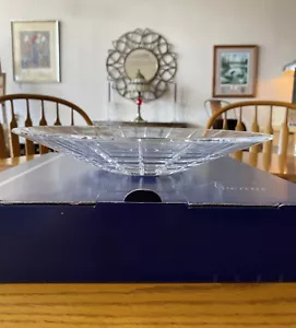New In Box Mikasa Avenue Crystal Centerpiece Round Bowl 12" Across x 2” High - Picture 1 of 5