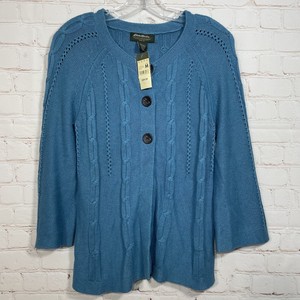 Eddie Bauer Blue Cardigan Sweaters for 