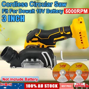 Cordless 75mm 3'' LXT Circular Saw With Blade Cutter Kit For DEWALT 18V Battery - Picture 1 of 11