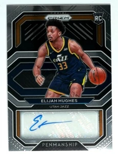 Panini Prizm Penmanship Rookie RC 2020-21 #RP-EHS Elijah Hughes Utah Jazz - Imagen 1 de 3