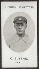 TADDY-COUNTY CRICKETERS CRICKET 1907 KENT-#01- C. BLYTHE