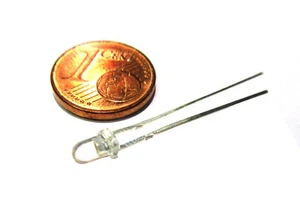 3/5mm DUO LED, Bi Color 2-Pin Leuchtdioden Modellbahn rot-warmweiß  4 Stück-Pack - Picture 1 of 4