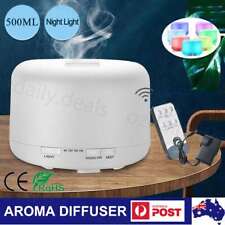 500ML Aroma Aromatherapy Diffuser LED Oil Ultrasonic Air Humidifier Purifier New