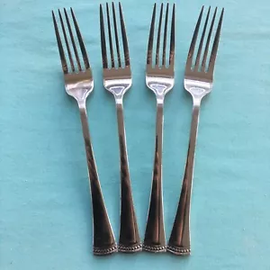 4 Tafelgabeln Lenox Brookfield 18/10 Edelstahl Besteck Porzellan - Bild 1 von 5