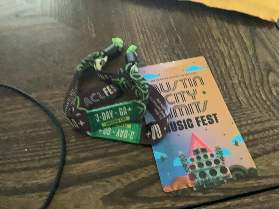 2x Tix Austin City Limits (ACL) 3 días admisión general PLUS -Wkdn 2 Oct 11-13 Foto 1 de 1
