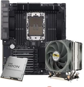 ASUS Pro WS W790-ACE LGA4677+ Intel Xeon w5-2455X 12c/24t+CPU COOLER Workstation - Picture 1 of 7