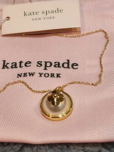 Kate Spade Samstag Perlen auf Perlen Anhänger Halskette Neu mit Etikett $ 68 Staubbeutel - Bild 1 von 2