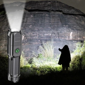 Linterna de alta potencia con carga USB, l��mpara LED impermeable para tienda de - Picture 1 of 10