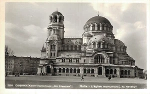 Bulgaria Sofía AL Nevsky Alexander Nevsky-Catedral RPPC 05.62 - Imagen 1 de 2