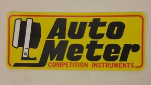 AUTO METER Competition Instrmts - Original Racing Decal (Vintage, One sticker) - Picture 1 of 2
