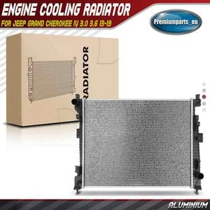 Engine Cooling Radiator for Jeep Grand Cherokee IV 3.0 3.6 2013-2019 68273308AA - Picture 1 of 10