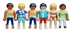 Playmobil Figures Beach Summer Woman Man Swim Trunks Bikini Bundle No 37263 - Picture 1 of 1