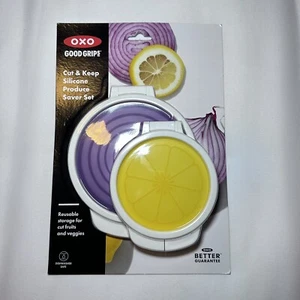 Juego de ahorro de productos de silicona OXO Cut & Keep - Imagen 1 de 4