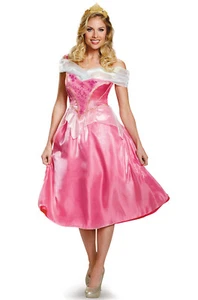 Brand New Disney Sleeping Beauty Aurora Deluxe Adult Costume - Picture 1 of 1