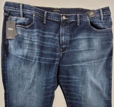 NWT Silver Jeans Co. Machray Classic Straight Jeans, Dark Indigo Wash, 50x32