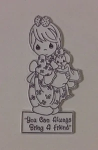 Precious Moments "You Can Always Bring A Friend" Magnet - Picture 1 of 4
