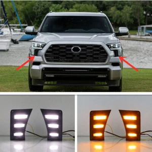 Faro antiniebla LED diurno DRL para Toyota Sequoia 2023 2024+ - Imagen 1 de 8