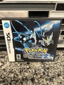 Pokemon Negro Versión 2 Nintendo DS Estuche y Manual Solo Con Insertos SIN JUEGO. - Imagen 1 de 5