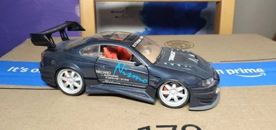 Kentoys Extreme Tuner 1:24 Scale Diecast Car Nissan Silvia S15 Blue Grey Rims - Image 1 of 4