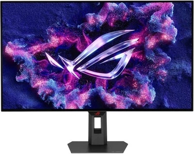ASUS ROG Strix 32” 4K OLED Gaming Monitor XG32UCWG - TrueBlack Glossy OLED, Du - Image 1 of 4