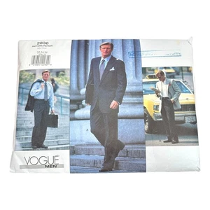 Vogue 2836 Mens Suit Size 32 34 36 Sewing Pattern Uncut - Picture 1 of 5